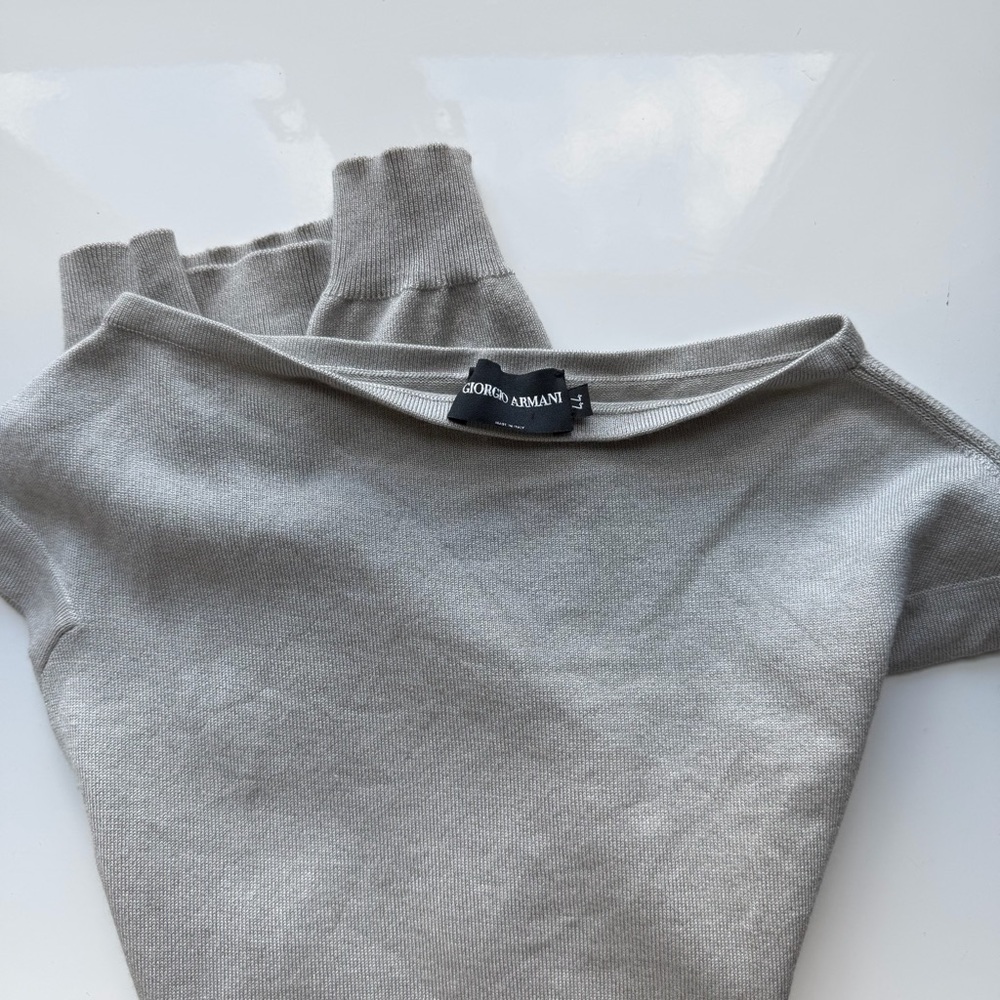 Giorgio Armani Cap Sleeve Knit Top